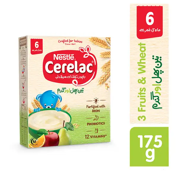 Cerelac 3 Fruit 175 Grams